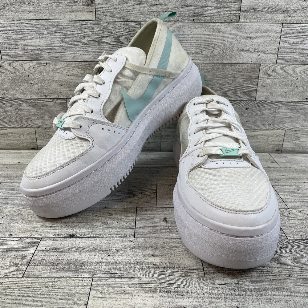 Nike Court Vision Alta‎ White Athletic Shoes CW6536-100 Women Size 9.5